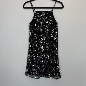 Asos sequin mini dress XS party festival disco 90s semi formal